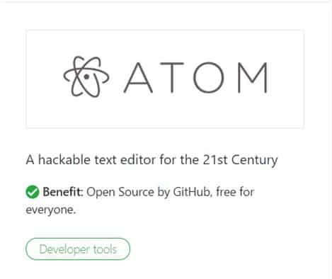 GitHub Student Developer Pack Benefit- Atom Text Editor (Specially Used for Machine Learning)