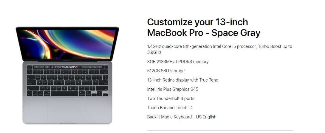 MacBook Air Configuration for $1500