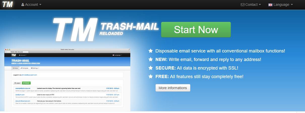 Trash Mail- Fake Business Email Address Generator