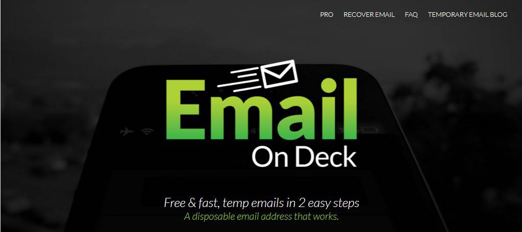 Email on Deck- Fake Business Email Address Generator